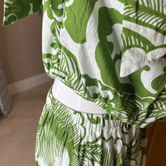 NWT Velvet by Graham and Spencer NWT Sz XL Juliana Skirt and Top in Green Floral - Picture 8 of 16